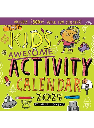 Buy Kid's Awesome Activity Wall Calendar 2024: Includes 300+ Super Fun Stickers! in UAE