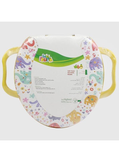 Buy La Frutta Soft Toilet Seat With Handles (Colorful Elephants) in Egypt