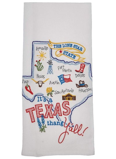 اشتري Designs St Thing Texas Emb F/S Dish Towel 17.5 X 28 Various في السعودية