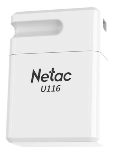 Buy Netac U116 mini USB2.0 Flash Drive 32GB white in Saudi Arabia