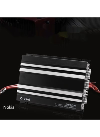 اشتري Car Audio Retrofit C-266 Four Channel Amplifier 5800W Car Amplifier 4 Channel Power Amplifier في الامارات