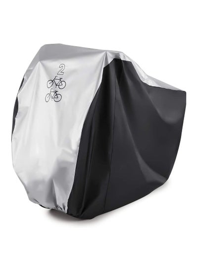 Buy Bike Cover for 2 Bikes Cycle Bicycle Rain Cover Waterproof Bike Cover All Weather Dust Resistant UV Protection Ideal for Mountain Bike Road Bike in UAE