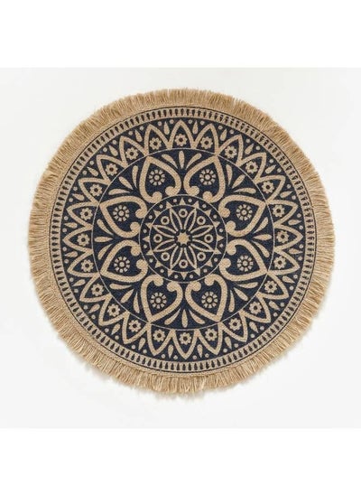 Buy Tassel Trim Mandala Pattern Placemat in UAE