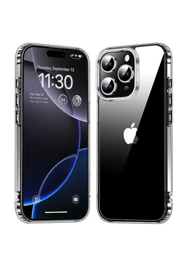 Buy Case for iPhone 16 Pro Max Phone Case,Shockproof Soft TPU Bumper and Hard PC Back Case, Non-Yellowing,Anti-Scratch, Drop Protection, Slim Fit Cover Case for iPhone 16 Pro Max (Clear) in UAE