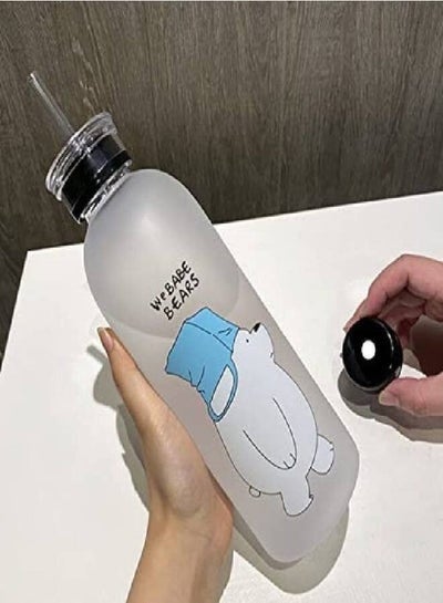 اشتري زجاجة مياه باندا  شفافة مقاومة للتسريب - بشفاطة للمياه والعصائر 6 قطع في مصر