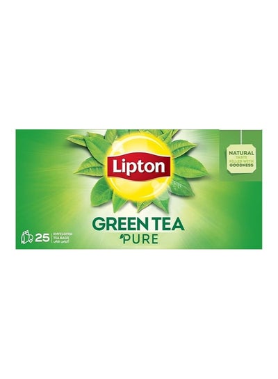 اشتري ليبتون شاي أخضر نقي- 25 كيس شاي في الامارات