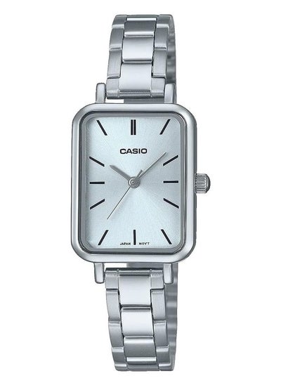 Buy Casio Water Resistant Analog Quartz Stainless Steel Watch - LTP-V009D-2EUDF - Silver in UAE