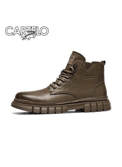 Buy New CARTELO Fashion High Top Outdoor Work Boots in UAE