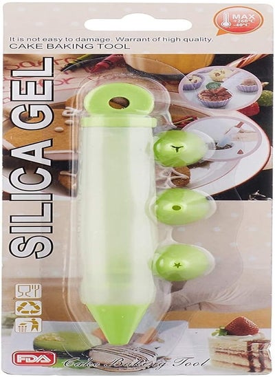 Buy MT Plastic Decorating Pen with 4 Tips - Green in Egypt