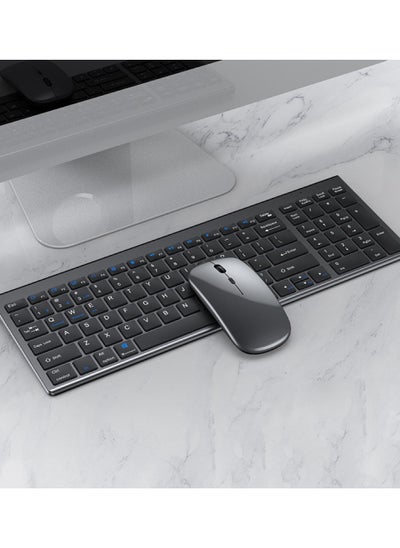 Buy Wireless Keyboard Mouse Set Rechargeable in Saudi Arabia