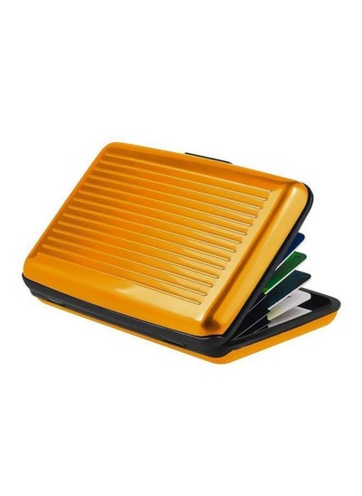 Buy Waterproof Business Card Holder Yellow in UAE