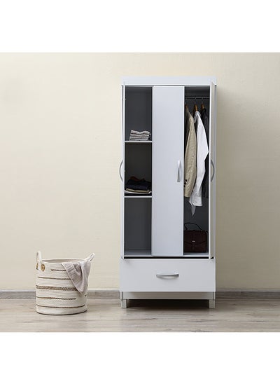 Buy CLEAN 3 DOOR WARDROBE WITH 1 DRAWERS in UAE