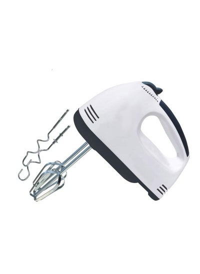 اشتري Electric Hand Mixer and Blenders with Chrome Beater and Dough Hook Stainless Steel Attachments for Cake Egg Bakery في الامارات