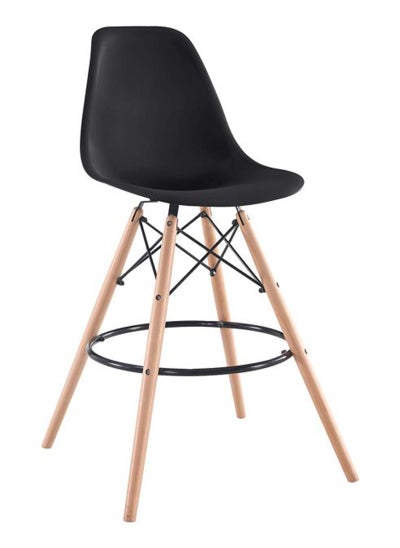 Buy Ultimate Eames Style DSW Bar Stool-Black in UAE