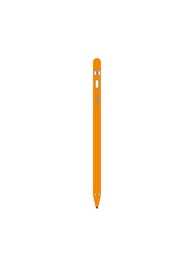 اشتري Touch Pen 100mAh, 1.45mm Soft Fine Tip, Built in Micro USB Charging, Easy to Use Touch Stylus Pen For iOS/Android Phones, iPad, Tablets - Orange في الامارات