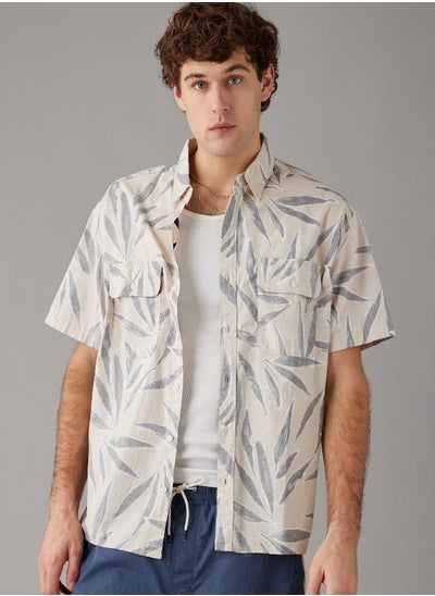 Buy AE Tropical Button-Up Poolside Shirt in Egypt