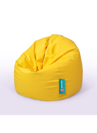 Buy Medium waterproof Bean bag Flamingo Yellow in Egypt