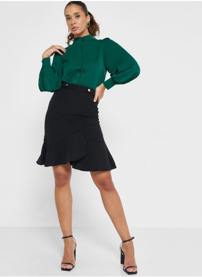 Buy Ruffle Hem Skirt in UAE