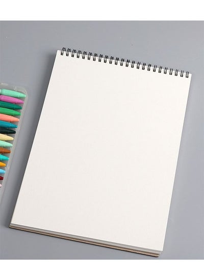 اشتري A4 Blank Notebook,Kraft Cover Sketchbook,Eye Protection Paper,Office Product for Sketching/Writing في السعودية