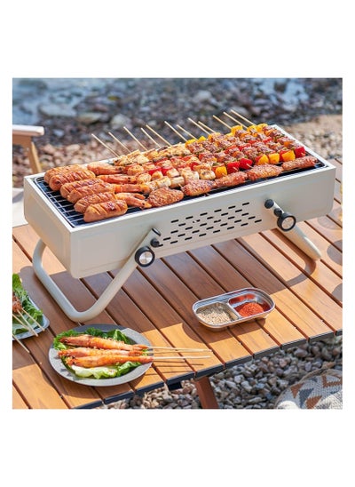 Buy Portable outdoor charcoal grills home barbecue grill barbecue grill barbecue grill small barbecue grill portable folding barbecue grill for outdoor backyard picnic home in UAE