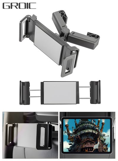 اشتري Car Tablet Headrest Holder Car Back Seat Headrest Tablet Mount Stand,Compatible with iPad Pro Air Mini, Galaxy Tab, Other 4 to 12.9" Wide Devices في السعودية