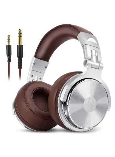 Buy Pro 30 Wired Stereo Headphones With Microphone 50mm Driver For Recording, Monitoring, Podcasting, Computer Gaming in Saudi Arabia