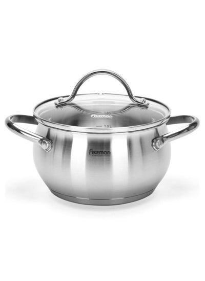 اشتري Martinez Stainless Steel Stockpot Glass Lid (16 Cm) في الامارات