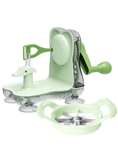 Buy Multifunctional Apple Peeler & Corer Machine Core Remover Blades Vegetables Fruits Peeling Machine Fast Manual Setting with Blade Slicer in UAE