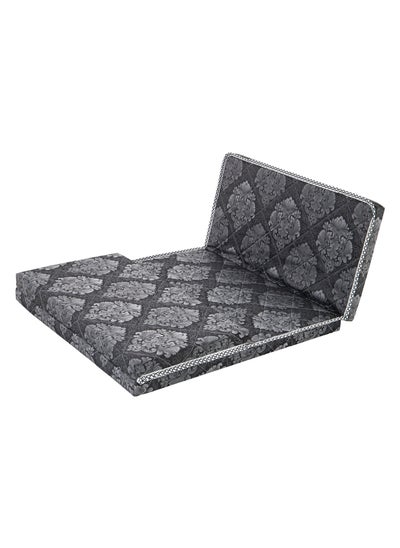 Buy COMFY GREY FOLDING MEDICATED GUEST FLORAL PREMIUM QUALITY PORTABLE FOLDING MATTRESS in UAE