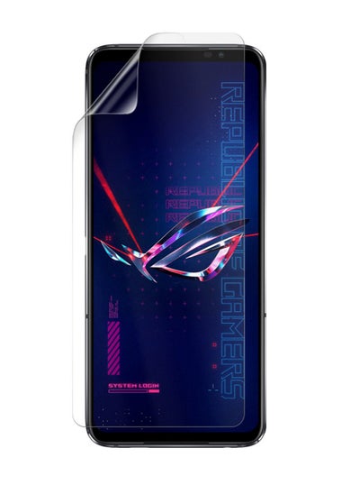 اشتري Flexible TPU Anti-Spy Privacy Screen Protector Designed For Asus ROG Phone 6 Pro Self Healing Unbreakable HD Film في الامارات