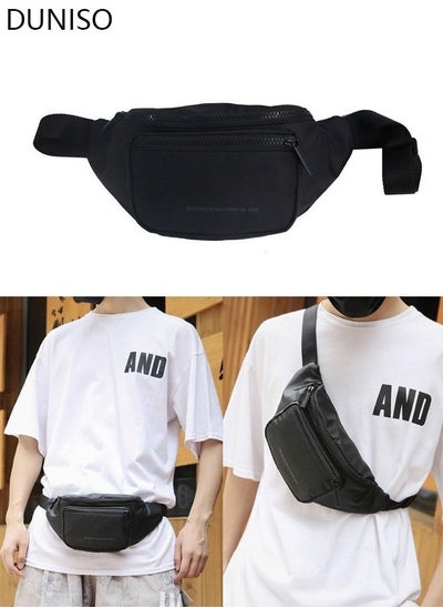 Buy Compact Waist Pack for Men and Women, Waterproof Crossbody Bag Chest Shoulder Waist Bag with Buckle, Everyday Carry Bag for Travel, Work, Sport in UAE