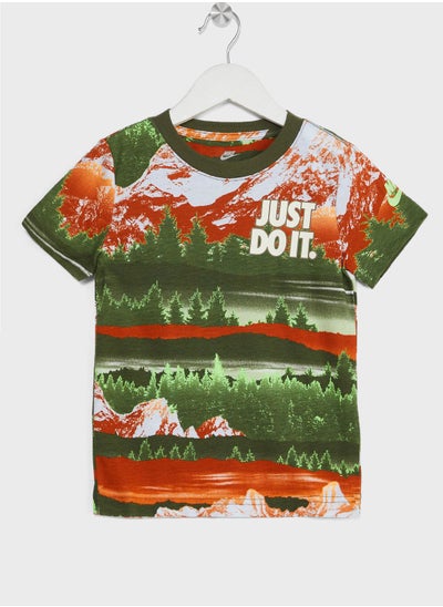 Buy Snowscape All Over Printed T-Shirt in Saudi Arabia