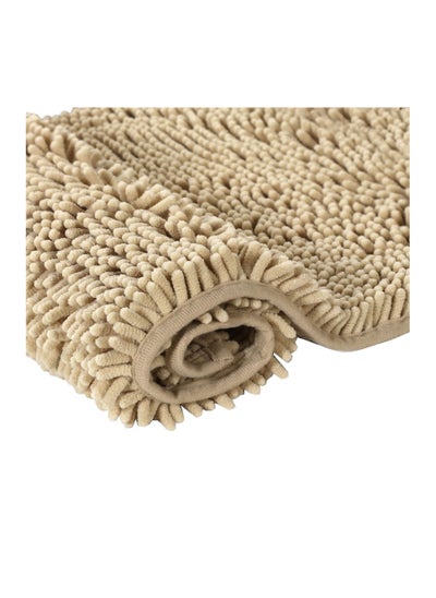 Buy Mat  Super Absorbent Soft Area Bath Rug  Microfibers Home Home Decor Carpet 50 x 70 cm in UAE