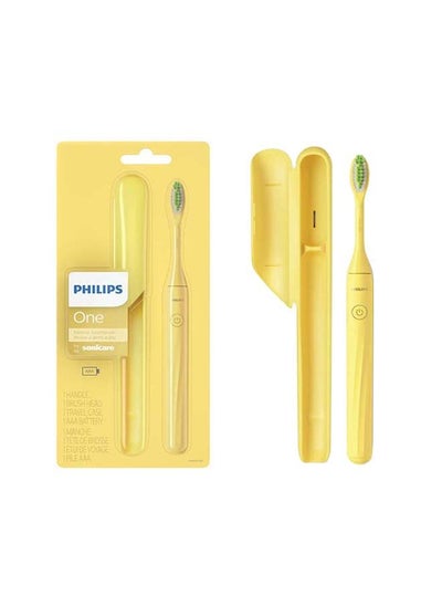 اشتري One Battery Toothbrush Mango Yellow With 2 Year Warranty في السعودية