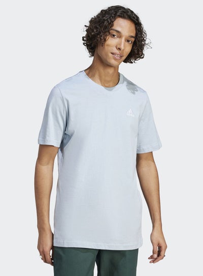 اشتري Essentials Single Jersey Embroidered Small Logo T-Shirt في السعودية