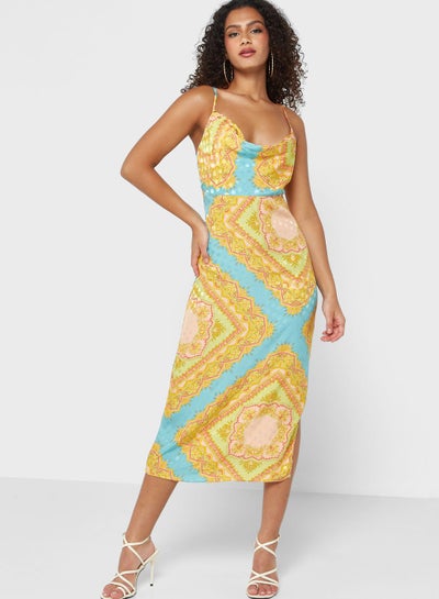 Buy Printed Strappy Dress in UAE