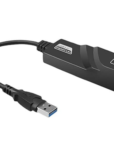 اشتري USB 3.0 to RJ45 LAN Gigabit Ethernet Adapter Cable for Computer Networking Connector في مصر