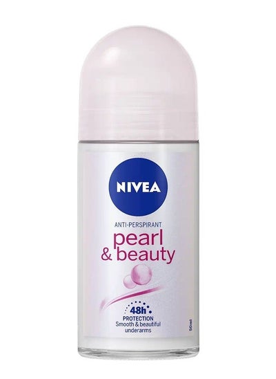 Buy NIVEA Antiperspirant Roll-on for Women, Pearl & Beauty Pearl Extracts 50ml in UAE