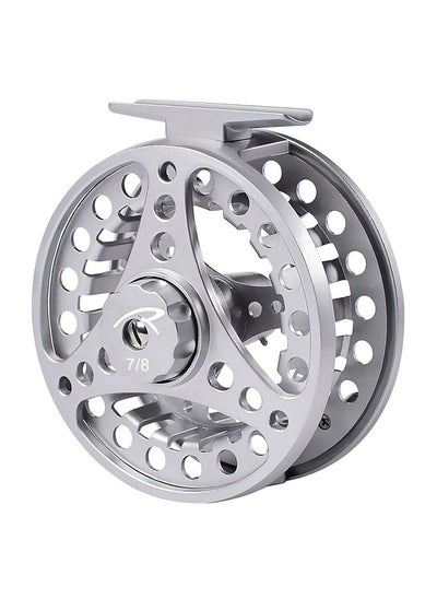 اشتري Full Metal Fly Fishing Reel Aluminum Alloy Body Reel with Machined 3/4 5/6 7/8 Fishing Fly Reel في السعودية