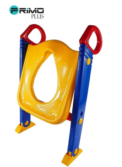 Buy Portable Folding Trainer Toilet Potty Training Ladder Chair For Children in Saudi Arabia