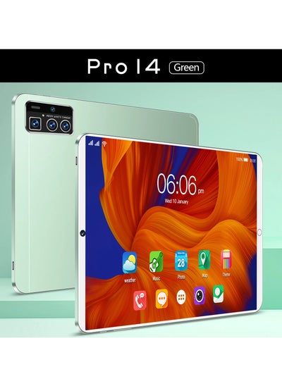 Buy 14 Pro 16GB+1TB Android Tablet 10.1 Inch Dual SIM Educational Call Support in UAE