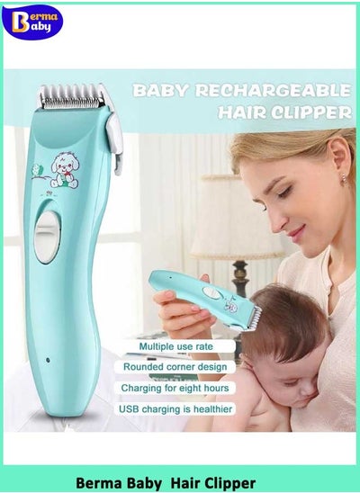 Buy Baby Cartoon Razor Hair Clipper Mute Razor With Professional Baby Hair Care Tool 1-12 Years Old in Saudi Arabia