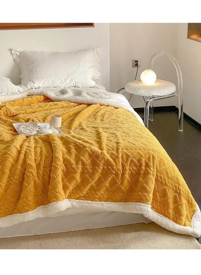 Buy MMM HOME Comfy KING SIZE(200X230cm) Reversable Faux Fur Soft &Fluffy Blanket in UAE