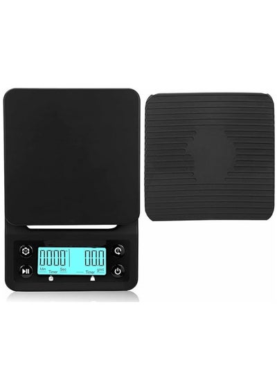 Buy Digita Food Coffee Weighing Coffee scale with timer Electronic Black in Saudi Arabia