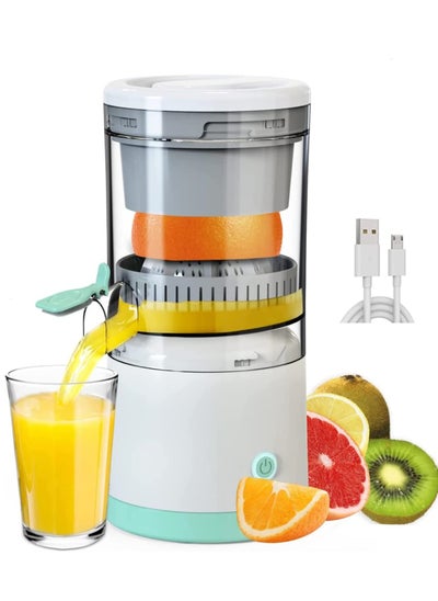 Buy Portable Electric Citrus Juicer,Hands-Free USB Charging Powerful Electric Juicer Cordless Fruit Juicer,1 Button Easy Press Lemon Lime Orange Grapefruit Juice Squeezer in Saudi Arabia