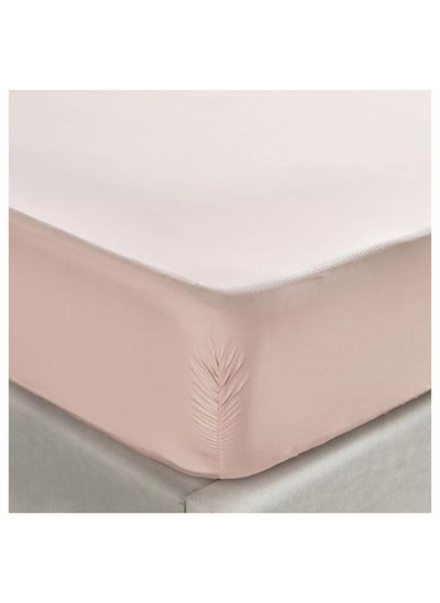 Buy Eternity Cotton Percale 325 Thread Count Full Fitted Sheet - 120x200 cm in Saudi Arabia