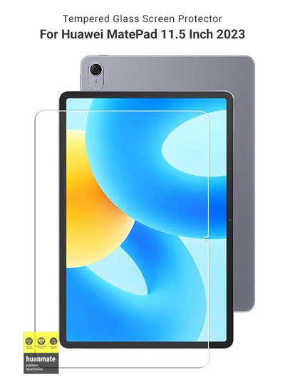 Buy Tempered Glass Screen Protector For Huawei MatePad 11.5 Inch 2023 Clear in Saudi Arabia