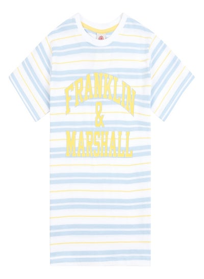 Buy Franklin and Marshall Boys Thin Stripe Arch T Shirt in UAE