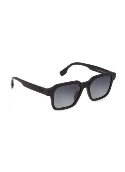 اشتري Unisex Square Shape  Acetate Sunglasses SFI458V520703 - Lens Size: 52 Mm - Matt/Sandblasted Black في السعودية