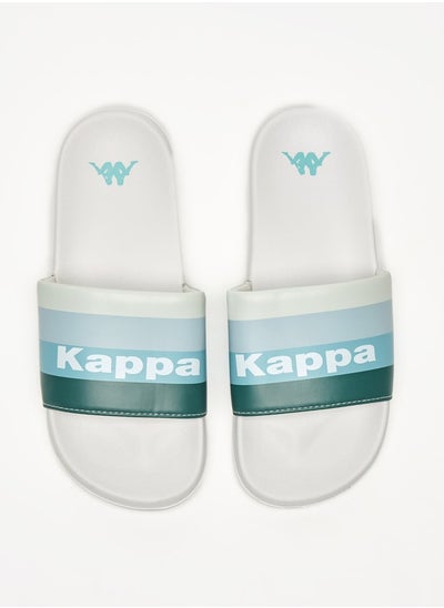 Buy Women's Logo Print Slides in UAE